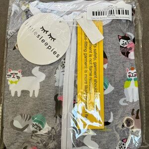 Little Sleepies cozy cats zippy 6-12 months